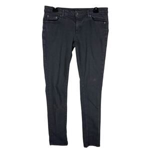 The North‎ Face Jeans Women 8 Gray Denim Dark Wash 5-Pockets Low-Rise Skinny Leg